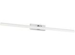 EGLO Spiegelleuchte "VERDELLO", weiß (weiß, chrom), 1, H: 6cm, 1 Stk., Leuchten, Wand-/Deckenleuchte, L60 x B6 x H10,5cm, 5W inkl.CCT, Spiegelleuchte