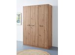 Drehtürenschrank RAUCH "Kleiderschrank Schrank Garderobe Wäscheschrank VANDOR", braun (eiche artisan), B:136cm H:197cm T:54cm, Holzwerkstoff, Schränke, Drehtürenschrank, in drei Breiten, Höhe 197 cm, Griffe in Graumetallic MADE IN GERMANY