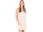 Sarong FRAMSOHN FROTTIER "Saunakilt Damen", beige (champagner), L:70cm, Frottier, Hausmäntel, Sarong, hergestellt in Österreich, Dehnbund & Druckknöpfe variabel verstellbar