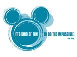 Wandtattoo KOMAR "Disney It‘s kind of fun - Größe 50 x 70 cm", blau, B:50cm H:70cm, Folie, Wandtattoos, Wandtattoo, selbstklebend, Wandsticker, Kinderzimmer
