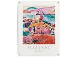 Poster REINDERS "Matisse - Les toits de Collioure", bunt (farbe bild(er): mehrfarbig), B:60cm H:80cm T:0,1cm, Bilder, Poster, Garten - Mehrfarbig - Leinwand - Kunst - 60x80 cm