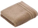 Gaestehandtuecher VOSSEN "Vienna Style Supersoft", braun (camel), B:30cm L:50cm, Walkfrottee, Baumwolle, Handtücher, Gaestehandtuecher, im Set, supersoft Baumwolle