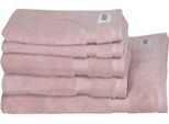 Handtuch Set "Cuddly", rosa, 5 Stk., Frotteevelours, Frotteevelours, Obermaterial: 100% Baumwolle, SCHÖNER WOHNEN-KOLLEKTION, Handtücher, Handtuch Set, schnell trocknende Airtouch-Qualität