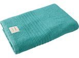 Duschtuch DYCKHOFF "Nature", blau (ozean), B:70cm L:140cm, Frottier, Obermaterial: 100% Baumwolle, Handtücher, Duschtuch