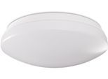 PACO HOME Wandleuchte "KENU", weiß, Ø 27,5cm H: 8,3cm, Leuchten, LED Lampe Deckenleuchte, Bad, IP44 spritzwassergeschützt, dimmbar, Wandleuchte