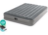 Luftbett INTEX "Prestige Mid-Rise" Gr. 152, grau, Luftbetten, B/H/L: 152cm x 30cm x 203cm, Vinyl, Luftbett, B:152cm H:30cm L:203cm
