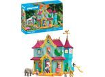 Konstruktions-Spielset PLAYMOBIL "Kunterbunte Tiervilla (71852), Animals & Friends", bunt, Spielbausteine, Kinder, Kunststoff, Konstruktions-Spielset, Made in Germany
