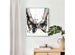 Wandbild REINDERS "Liebe", bunt (farbe bild(er): bunt), B:40cm H:50cm T:3cm, MDF, Bilder, Wandbild
