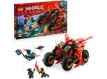 Konstruktionsspielsteine LEGO "Ninja-Actionflitzer (71844), LEGO Ninjago", bunt, Spielbausteine, Kinder, Kunststoff, Konstruktionsspielsteine, Made in Europe