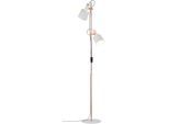 PAULMANN LED Stehlampe "Haldar", rosa (weiß, kupferfarben), 2, H: 152cm, 1 Stk., Leuchten, E14, LED Stehlampe