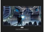 Bild KOMAR "Star Wars Classic RMQ Vader Luke Throneroom", bunt (farbe bild(er): bunt), B:40cm H:30cm, Holz, Papier, Bilder, Bild, Wandbild zur Dekoration im Kinderzimmer - ohne Rahmen