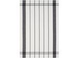 Geschirrtuch STUCO "gestreift", schwarz-weiß (weiß, schwarz), B:50cm L:70cm, 100% Baumwolle, Geschirrtücher, Geschirrtuch