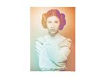 Bild KOMAR "Star Wars Classic Icons Color Leia", bunt (farbe bild(er): bunt), B:30cm H:40cm, Holz, Papier, Bilder, Bild, Wandbild zur Dekoration im Kinderzimmer - ohne Rahmen