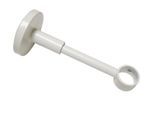 Träger GARDINIA "Wandträger geschlossen für Gardinenstange" Gr. 1, weiß, B:2cm L:12cm, Gardinenstangenhalterungen, Träger, Serie Einzelprogramm Chicago Ø 20 mm