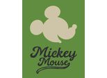Bild KOMAR "Mickey Mouse Green Head", grün (farbe bild(er): grün), B:40cm H:50cm, Holz, Papier, Bilder, Bild, Wandbild zur Dekoration im Kinderzimmer - ohne Rahmen