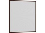 Insektenschutz-Fensterrahmen HECHT INTERNATIONAL "MASTER SLIM", braun (rahmen: braun gewebe: anthrazit), B:130cm H:150cm, Insektenschutzgitter, Insektenschutz-Fensterrahmen