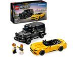 Konstruktionsspielsteine LEGO "Mercedes-AMG G 63 & Mercedes-AMG SL 63 (76924), LEGO Speed Champions", bunt, Spielbausteine, Kinder, Kunststoff, Konstruktionsspielsteine, Made in Europe