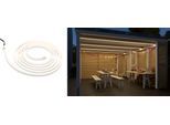 PAULMANN LED Stripe "SimpLED Outdoor Stripe Set Warmweiß beschichtet", weiß, Flammen 1 Stk., Gesamtlänge 3m, Lichterketten, LED Stripe