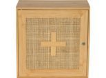 Medizinschrank WENKO "Allegre", braun (braun, natur), B:30cm H:20cm T:17,8cm, Bambus, Schränke, Medizinschrank, aus Bambus und Rattan