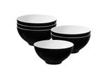 Schale SELTMANN WEIDEN "Schüsseln Life Fashion ø 15,5 cm 6er Set", schwarz (glamorous schwarz), L:15,5cm, Schüsseln, Schale