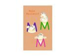 Bild KOMAR "ABC Animal M", bunt (farbe bild(er): bunt), B:30cm H:40cm, Holz, Papier, Bilder, Bild, Wandbild zur Dekoration - ohne Rahmen