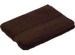 Badetuch GÖZZE "New York", braun (mocca), B:70cm L:140cm, Frottier, Obermaterial: 100% Baumwolle, Handtücher, Badetuch, moderne Uni-Farben, strukturierte Borte, 100% Baumwolle, in 2 Größen
