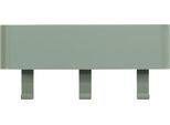 Garderobenhalter SPINDER DESIGN "Dax Play", grün, B:27cm H:12cm T:7,5cm, Metall, Garderobenhalter, Garderobenhalter, Metall, Breite 27 cm