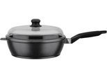 Schmorpfanne GSW "Titanium Granit", schwarz, Ø:20cm, Pfannen, Schmorpfanne, Induktion