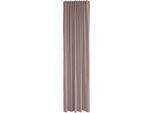 Vorhang HOMING "Velia" Gr. 1, rosa (rosé), B:140cm H:245cm, Polyester, Gardinen, Vorhang, Fertigschal