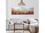 Wandbild REINDERS "Vibrant Field", bunt (farbe bild(er): bunt), B:52cm H:156cm T:3cm, MDF, Bilder, Wandbild