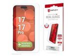 DISPLEX Displayschutzglas "Real Glass Screen Protector", transparent, B:11cm H:1,2cm T:19,5mm, Displayfolien, Displayschutzfolie, Schutzfolie, Bildschirmschutz, kratz- & stoßfest, Displayschutzglas
