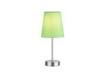 JUST LIGHT Tischleuchte "HEINRICH", grün, 1, Ø 1,4cm, 1 Stk., Leuchten, ExklusiveE14, Schalter, Schnurschalter, Tischleuchte