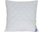 Microfaserkissen BECO "Royal Soft "GOLD", Kissen mit separaten Innenkissen", weiß, B:80cm L:80cm, Bezug: 100% Polyester. Füllung: 100% Polyester, Kopfkissen, Microfaserkissen, Microfaserkopfkissen, Kissen in 40x80 oder 80x80 cm erhältlich