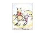 Bild KOMAR "Winnie the Pooh Today", bunt (farbe bild(er): bunt), B:40cm H:50cm, Holz, Papier, Bilder, Bild, Wandbild zur Dekoration im Kinderzimmer - ohne Rahmen