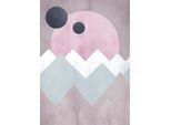 Bild KOMAR "Sunrise Gentle", bunt (farbe bild(er): bunt), B:50cm H:70cm, Holz, Papier, Bilder, Bild, Wandbild zur Dekoration - ohne Rahmen