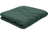 Handtuch ROSS "Cashmere feeling", grün (moosgrün), B:50cm L:100cm, Frottier, Baumwolle, Handtücher, Handtuch, 100% Baumwolle, mit Wellen-Bordüre, große Farbauswahl