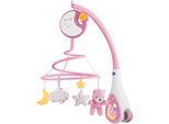 Mobile CHICCO "Next2Dreams, Rosa", rosa, Mobilés, BabyB:53cm H:57cm T:25cm, Kunststoff, Mobile, B:53cm H:57cm T:25cm