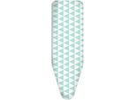 Bügelbrettbezug BISCHOF COLOMBO "FLAG GREEN", blau (bunt), Baumwolle, Bügelbrettbezüge, Bügelbrettbezug, 140 x 55 cm