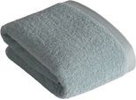 Saunatuch VOSSEN "High Line", grau, B:150cm L:100cm, Walkfrottee, Obermaterial: 85% Baumwolle, 15% Lyocell, Handtücher, Saunatuch