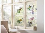 Fensterbild KOMAR "Wedding Birds", bunt, B:31cm H:31cm L:31cm, Kunststoff, Fensterbilder, Fensterbild, 31x31 cm (Breite x Höhe), selbsthaftend