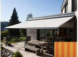 Kassettenmarkise WISMAR "Classic S-Compact", gelb (gelb, orange), B:500cm, Polyacryl, Markisen, Kassettenmarkise, Breite: 500 cm, Ausfall: 200 cm