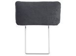 Kopfstütze HOME AFFAIRE "Belfort", grau (anthrazit), B:50cm H:25cm T:10cm, Luxus-Microfaser (100% Polyester), Luxus-Microfaser Vintageoptik(100% Polyester), Struktur fein ( 100% Polyester), Scheuertouren pro Qualität: Luxus-Microfaser: 30.000; Struktur fein: >45.000; Luxus-Microfaser Vintageoptik: 28.000, Pilling pro Qualität: Luxus-Microfaser: 3-4; Struktur: 4; Luxus-Microfaser: 3-4. , Polsterauf