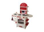 Spielküche ROBA "weiß/rot", rot (weiß, rot), Spielküchen, KinderB:82cm H:96cm T:36cm, Holz, Spielküche, B:82cm H:96cm T:36cm
