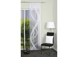 Schiebegardine HOME WOHNIDEEN "TIBASO", weiß, B:57cm H:245cm, Wirkware, Obermaterial: 100% Polyester, Gardinen, Schiebegardine, transparent
