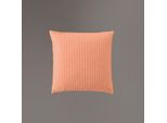 Kissenbezug IRISETTE "Lumen 8129", orange, B:40cm L:40cm, Interlock-Jersey, Obermaterial: 100% Baumwolle, Kissenbezüge, Kissenbezug, hochwertig und traumhaft weich