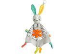 Schmusetuch FEHN "DoBabyDoo, Hase", Baby, bunt, Frottee, Softvelour, Schnuffeltücher Schmusetuch, mit Befestigungsring für Schnuller