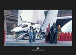 Bild KOMAR "Star Wars Classic RMQ Death Star Shuttle Dock", bunt (farbe bild(er): bunt), B:70cm H:50cm, Holz, Papier, Bilder, Bild, Wandbild zur Dekoration im Kinderzimmer - ohne Rahmen