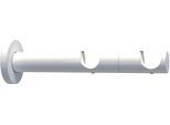 Kombiträger INDEKO, weiß, Ø:2cm, Gardinenstangenhalterungen, Kombiträger, Ø 20 mm für Vorhangstangen und Innenlaufsysteme
