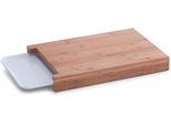Schneidebrett ZELLER PRESENT "Bamboo", braun, B:26cm H:4,5cm L:38cm, Bambus, Melamin, Schneidebretter, Schneidebrett, aus hochwertigem Bambus