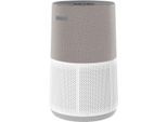 Luftreiniger ROWENTA "PU2840 Pure Air City", grau (weiß, grau), B:26,5cm H:42,1cm T:26,5cm Ø:26,5cm, Luftreiniger, Luftreiniger, 360 HEPA-Filtration, App, 3 Filterstufen, 38 dB(A), Textil-Finish